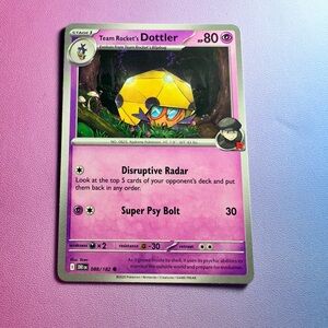 team rocket’s dottler - 088/182 (common) — pokemon: destined rivals